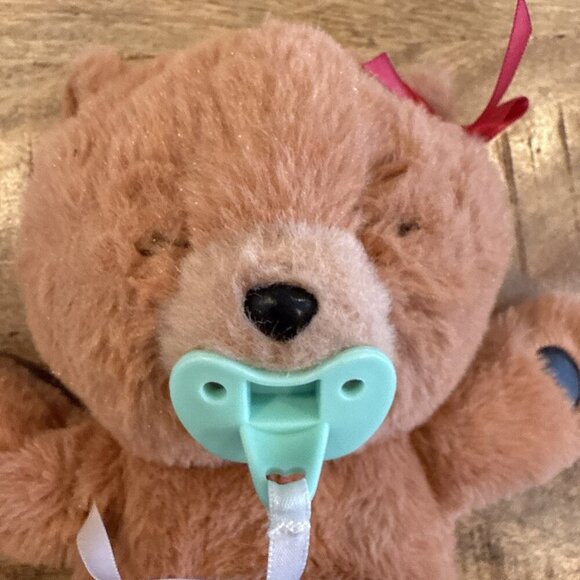 Little Live Pets Teddy Bear Plush Brown Cozy Dozy Baby Cubbles With Pacifier - Picture 6 of 8